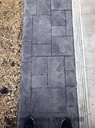 The concrete molds for what? Stamped Concrete Driveway Border Next Level Concrete Ltd