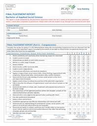 It can be distinguished from standard other undergraduate degrees as the bachelor of social science is only focused on theory, social statistics, quantitative and qualitative social r. Bachelor Of Applied Social Science Final Placement Report