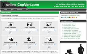 Online Convert Nos Permite Convertir Formatos De Archivos En Su Categoria Es El Que Mas Archivos Soporta Y El Que Mas Calidad Promete E Troms Online Content
