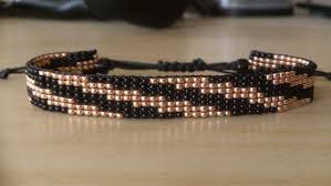 Handgeweven Kralenarmbandje Loom Beaded Bracelet Waxed Cord Bracelet In 2020 Beaded Bracelets Wax Cord Bracelet Bead Loom Bracelets
