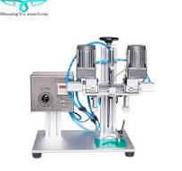 Semi-Auto Desktop Cap Press Plastic Glass Bottle Sealing Capping Machine
