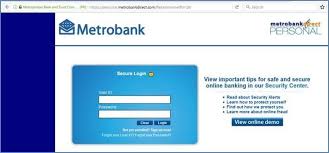 Psa Metrobank Users Beware Of Online Banking S Log In Page Phishing Attack Online Banking Banking Online