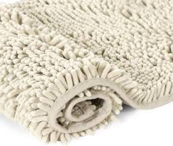 Shop for bathroom rug sets in bath rugs & mats. Amazon Com Cream Bath Mat Soft Shaggy Bathroom Rugs Rugs Luxury Microfiber Washable Bath Rug For Floor Bathroom Bedroom Living Room 20 X 32 Inches Home Kitchen