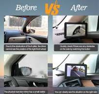 Carsanbo Car Internal Dual Lens 5 Inch Side View DVR Mirror Digital Display  Monitor Blind Spot Camera With Button switch CH1/CH2 - AliExpress 34