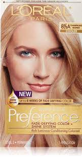 L Oreal Paris Superior Preference Fade Defying Color Shine System 8 5a Champagne Blonde Packaging May Vary Loreal Paris Loreal Champagne Blonde