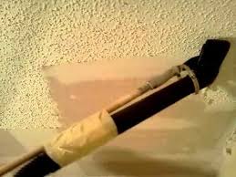 How To Remove A Popcorn Ceiling Using A Popcorn Ceiling Removal Bucket Diy Product Demonstration Yo Removing Popcorn Ceiling Cleaning Hacks Popcorn Ceiling