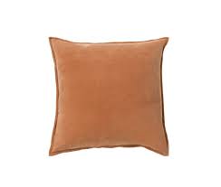 This sale is for (1) pillow cover and does not include the pillow insert. 18 Burnt Orange Velvet Pillow Dillon Amber Dane Home Store Barbados