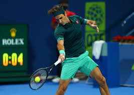 Roger is a swiss professional tennis player. Federer Defeats Evans At Qatar Open Ends 14 Month Absence Daily Sabah