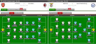 Arsenal Vs Ac Milan And Benfica Vs Zenit Line Ups For The 2nd Leg Of Last 16 Live Http Www Flashscore Com Champions League Stats Ac Milan Champions League