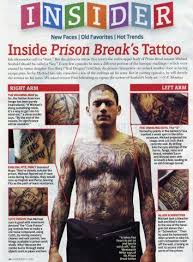 Wentworth Miller Ventvort Miller Prison Break Prison Broken Tattoo