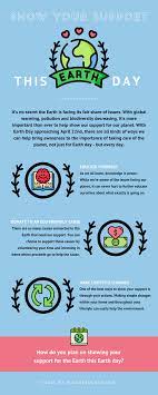 How To Show Your Support For The Earth This Earth Day Infographic Ecogreenlove Earth Day Infographic Earth
