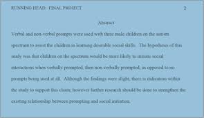 Their main because the abstract provides the highlights of the paper, you should draft your abstract after you 15% of their space on the implications of the research. Apa Format In Paper Research Write