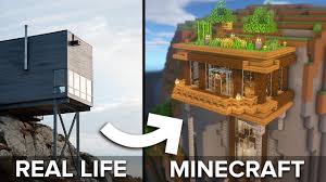 Please turn on the subtitle.in this video, i'm gonna show you how to build a modern cliff house(mountain house),and also how to decorate the interior.this ho. Building The Million Dollar Cliff House In Minecraft Youtube