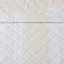 Quilt set includes reversible quilt and 2 matching shams (1 in. Cottage Classics Farmhouse Stripe 3 Piece Quilt Set On Sale Overstock 29602730 Brown Full Queen Full Queen 3 Piece