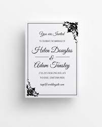 38 Black And White Wedding Invitation Black And White Wedding Invitations Black Wedding Invitations White Wedding Invitations