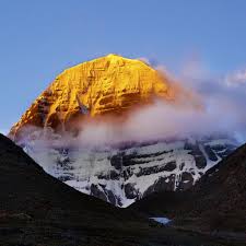 Golden And Silver Mt Kailash Om Mountain Photography Kailash Mansarovar Tibet