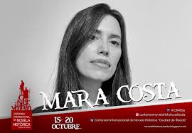Certamen Internacional de Novela Histórica 'Ciudad de Úbeda': Mara Costa  debuta en el Certamen de Úbeda con su primera novela histórica