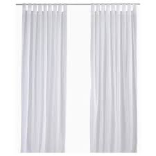 The curtains can be used on a curtain rod or a curtain track. Curtains Ikea