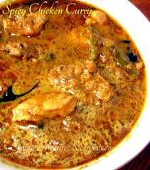 Spicy Chicken Curry With Onions Tomatoes Oil Bay Leaf Curry Leaves Cumin Seed Cilantro Leav Spicy Chicken Curry Recipes Curry Recipes Indian Food Recipes