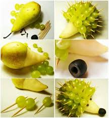 Fruit Hedgehog Fun Kids Food Food Art Food Decoration