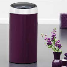 This lavex janitorial 32 gallon purple ingredient bin / trash can is essential for a variety of tasks, including proper trash storage and removal. Beyond Stainless Steel Colorful Kitchen Trash Cans From Brabantia Kitchn