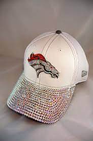 Denver Broncos Women S Bling Cap Over 700 Swarovski Crystals Www Customteambling Com Denver Broncos Womens Broncos Fans Denver Broncos Baby