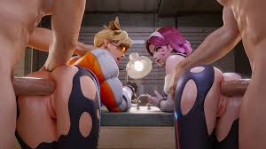 Le Sserafim Tracer and D.va (TheCount) : rOverwatch_Porn