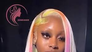 Amazon.com : Ijowa 613 lace front wig human hair 13x4 HD transparent  straight blonde lace front wig human hair 180% density 613 Color Straight  Wigs pre plucked with baby hair 26 inch :