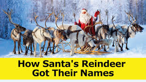 Maybe you would like to learn more about one of these? How Santa S Reindeer Got Their Names And What Are Santa S Reindeer Called Youtube