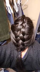 When i braid my own hair, i like to hold the hair like this, also called overhand. Taught Myself How To French Braid My Own Hair Majesticmanes