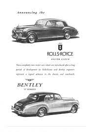 Rolls Royce Bentley Advertisement Rolls Royce Bentley Ads Rolls Royce Motor Cars