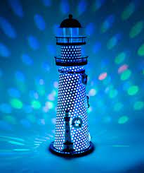 Weigh down the glued bases with a heavy object, such as a milk jug full of water. Attractiondesignhome Ocean Lighthouse Multicolored Led Night Light Reviews Wayfair
