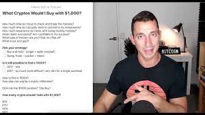 Robinhood currently supports immediate access to $1,000 in funds while your bank deposit is processing. What Cryptocurrency I Would Buy With 1000 How To Create A Crypto Portfolio Plan Youtube