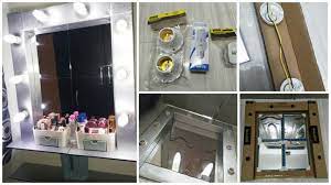 Diy side table dari bahan eco shop. Diy Vanity Mirror Guna Barang Kedai Eco Rm2 Jimatnya