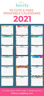 Once on the post, scroll down until you find your favorite design. Musings Of An Average Mom Free Printable 2021 Calendars