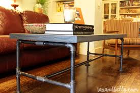 Bring your space together with an industrial pipe coffee table an authentic steel pipe coffee table is a great way to add unique style to your current look. Diy Concrete Pipe Fitting Coffee Table Taz And Belly
