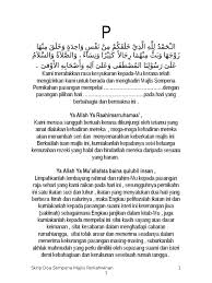 Pagi yang indah penuh ceria. Doa Majlis Perkahwinan