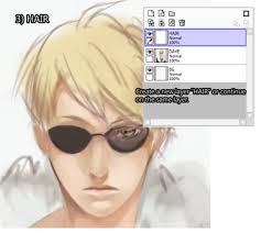 Littlereddo — One Layer Painting Hair Process Tutorial