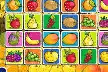 Fichas de memoria para niños. Juego Memoria De Frutas