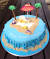 Simple Retirement Cake