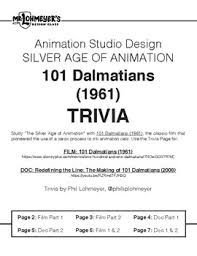 Challenge them to a trivia party! 101 Dalmatians 1961 Trivia By Lohmeyer Design Tpt