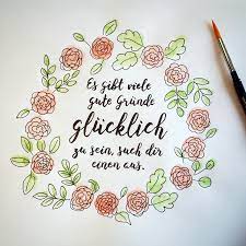 Lettering 5 Spruche Die Glucklich Machen Des Or Mad By Oliver Rapp