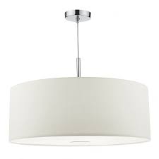 Ronda Modern 3 Light White Faux Silk Ceiling Pendant With Diffuser With Images Ceiling Pendant Lights Ceiling Pendant Drum Pendant