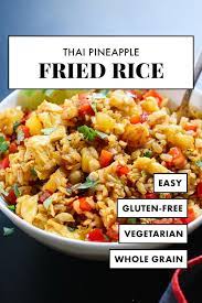 Thai Pineapple Fried Rice Recipe Cookie And Kate Recipe Pineapple Fried Rice Fried Rice Pineapple Fried Rice Recipe
