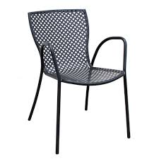 Black Country Metal Casual Stacking Chairs Steel Chair Chair Outdoor Chairs