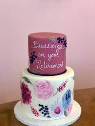 Whereas many scenery added, firm savor on each retirement cake can make sure the creativity of each bakers. Floral Retirement Cake Retirement Party Cakes Retirement Cakes Party Cakes