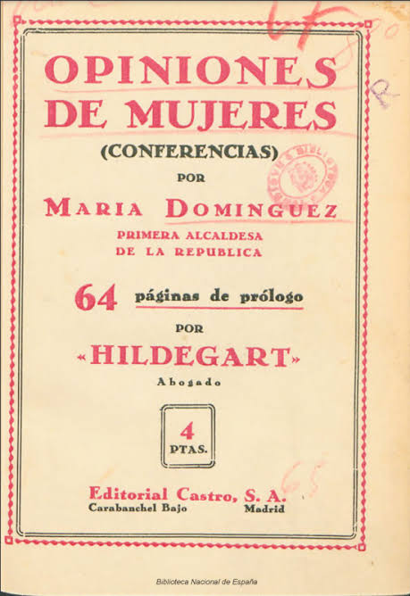 Mujeres Ilustres: María Domínguez Remón | Entre piedras y cipreses