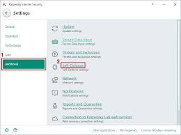 How To Enable Or Disable Self Defense In Kaspersky Internet Security 2016