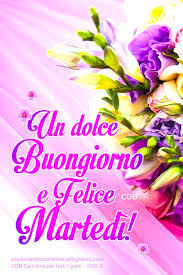 Fasci di fiori regalare dei fiori, uno dei gesti più belli e poetici che una persona possa fare. Cdb Cartoline Per Tutti I Gusti Cartolina Un Dolce Buongiorno E Felice Martedi Con Immagine Floreale Di Fantastico Mazzo Di Fiori Lilla E Gialli Da Scaricare O Condividere Gratis
