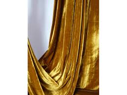 Mustard Velvet Velour Stretch Spandex Lycra Fabric Velvet Curtains Gold Curtains Curtains